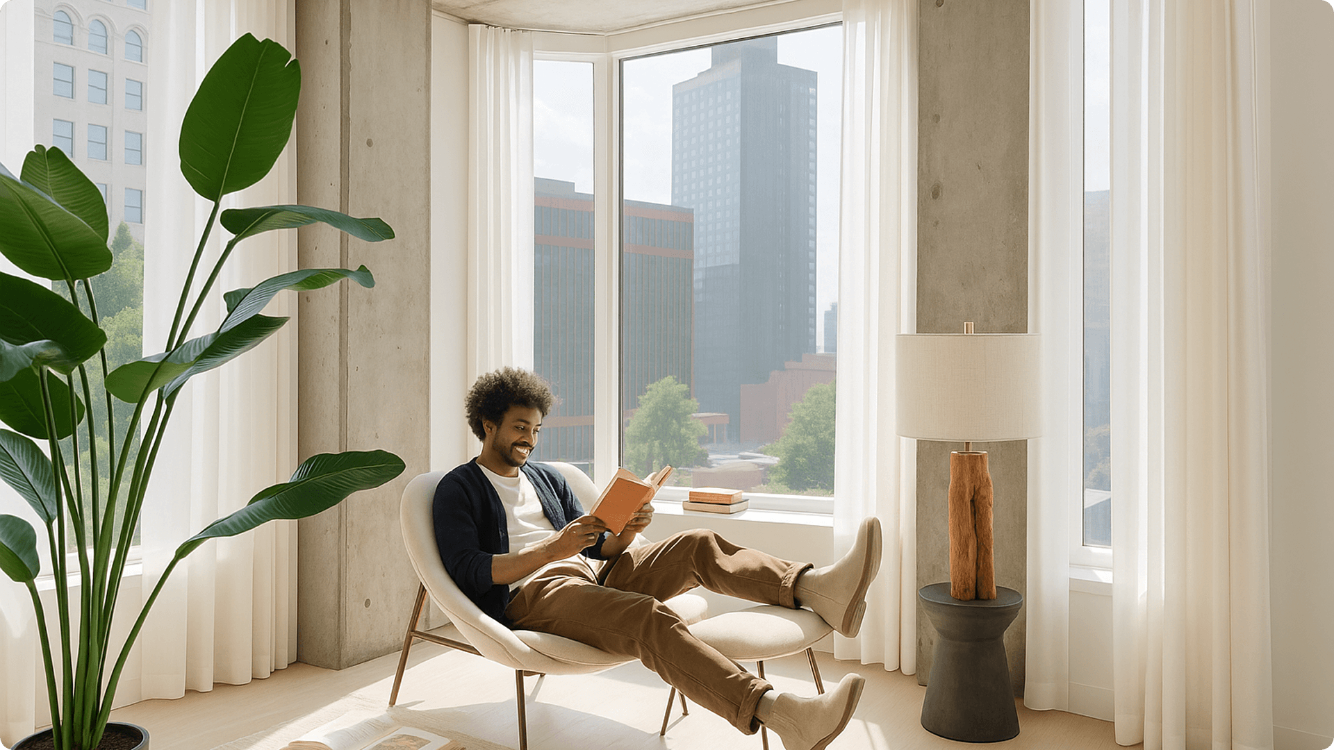 Illustration representing new ways of living